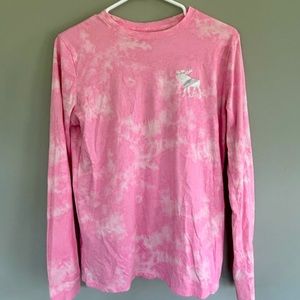 Bright pink long sleeve shirt